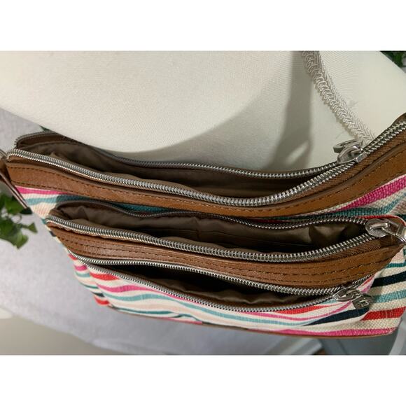 Relic by Fossil Make Today Great Brown and Multicolor Adjustable Crossbody bag - Picture 6 of 10